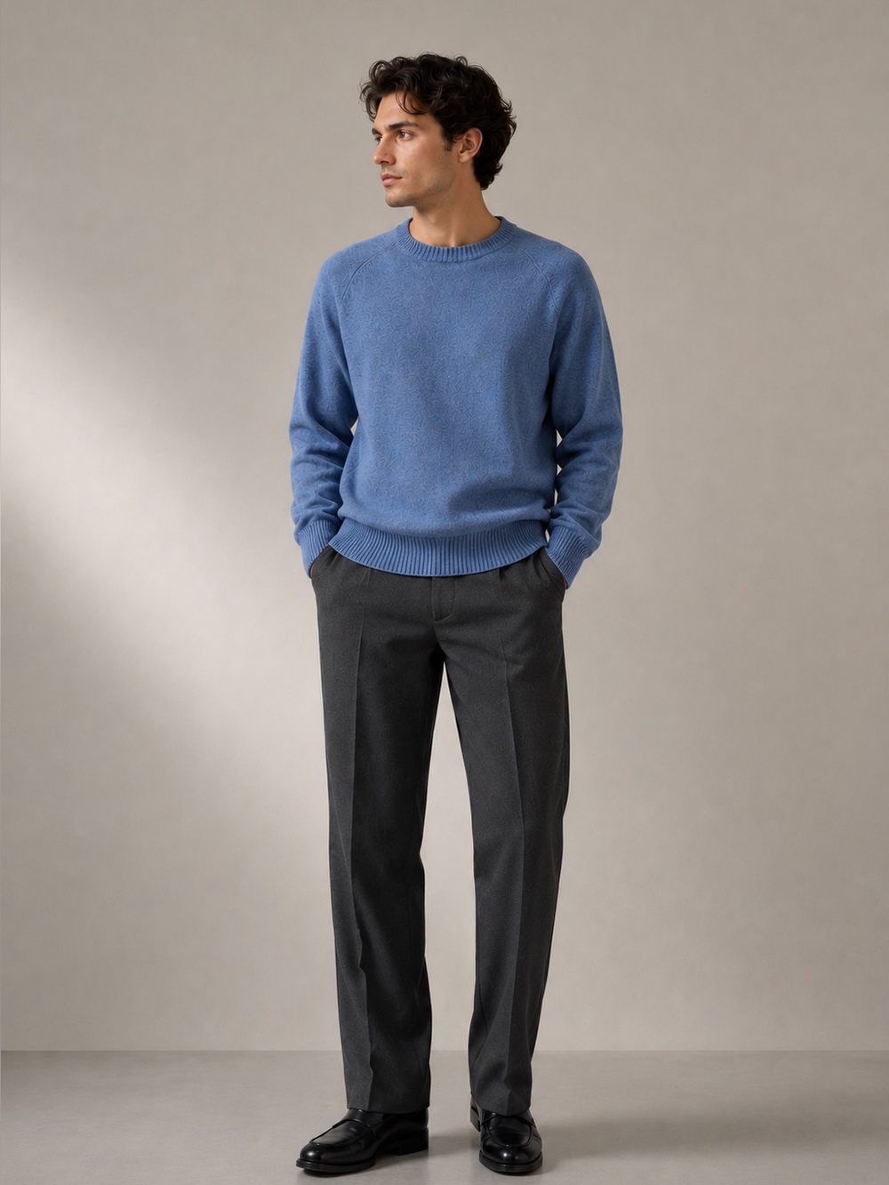 J. Crew Men’s Sky Blue Crewneck Sweater